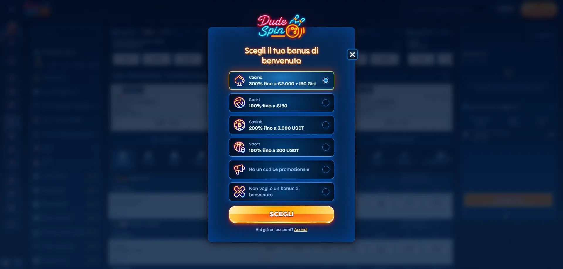 Registrazione Dudespin Casino – apri il tuo conto in pochi passi